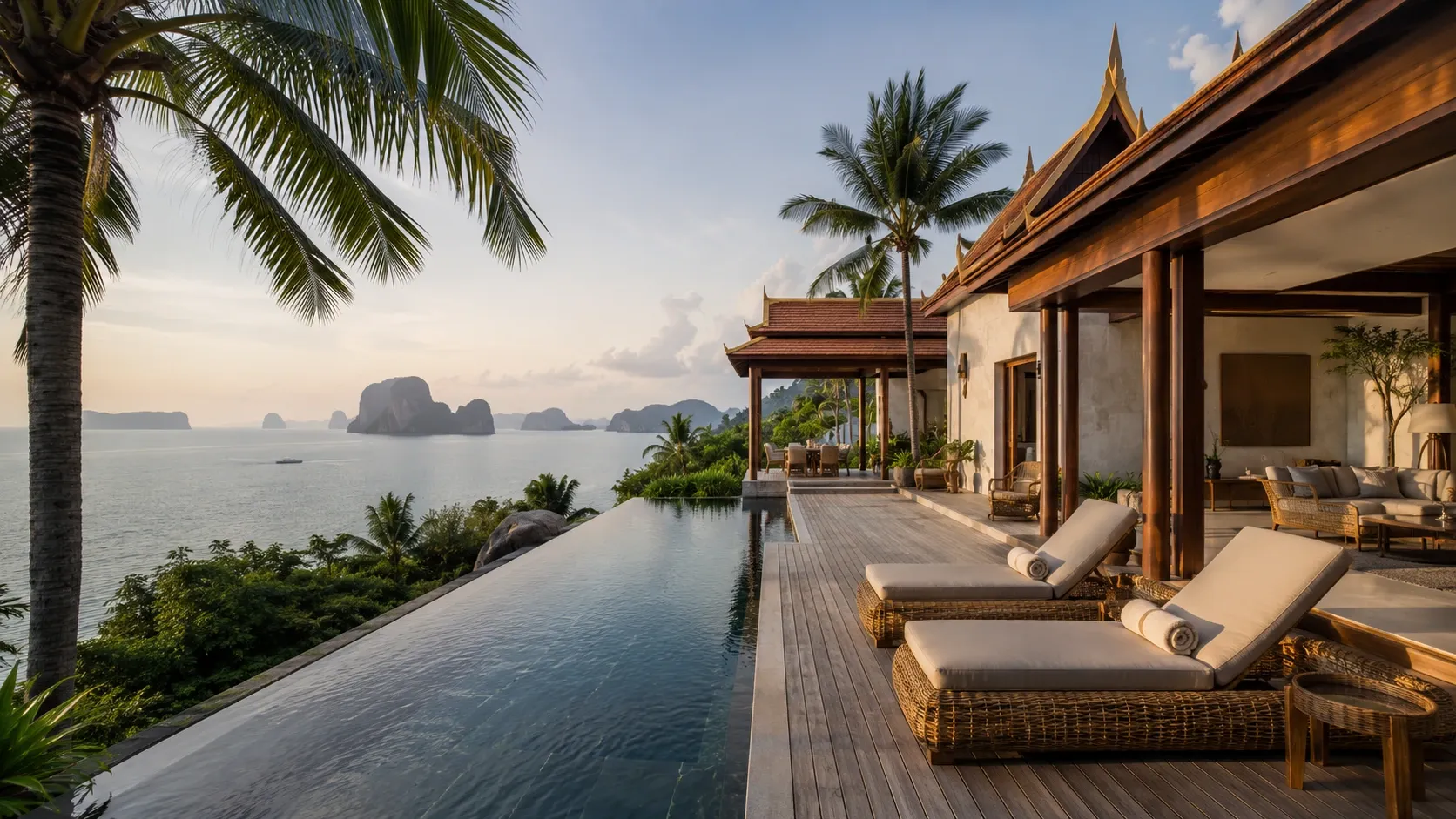 Phuket Andaman Sea villa, Bali furniture delivery to Thailand under ASEAN free trade