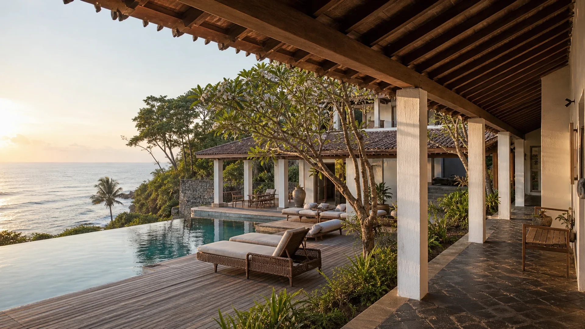Sri Lanka colonial villa, Bali furniture shipping to Galle and the southern coast